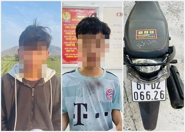 Nhóm thanh thiếu niên có hành vi cướp tài sản và phương tiện gây án