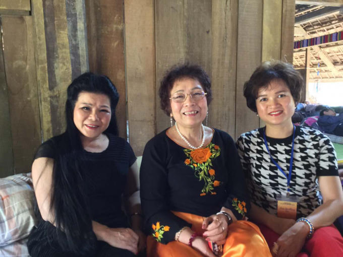 Bà Nguyễn Thị Hương Liên, Phó Tổng giám đốc Công ty Cổ phần Sao Thái Dương cũng có mặt tại ngày hội.