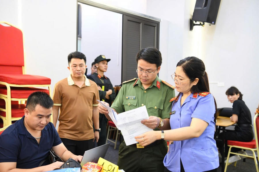 Công an tỉnh Phú Thọ triệt phá đường dây huy động vốn đa cấp trái phép liên quan gần 2.000 tài khoản trên hệ thống Meta Whale.