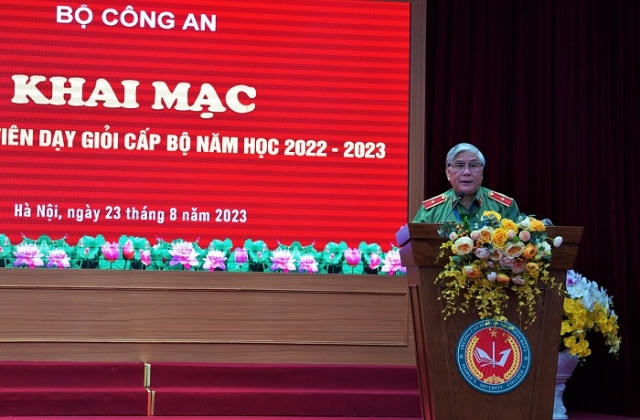 Bộ Công an tổ chức Hội thi giáo viên dạy giỏi