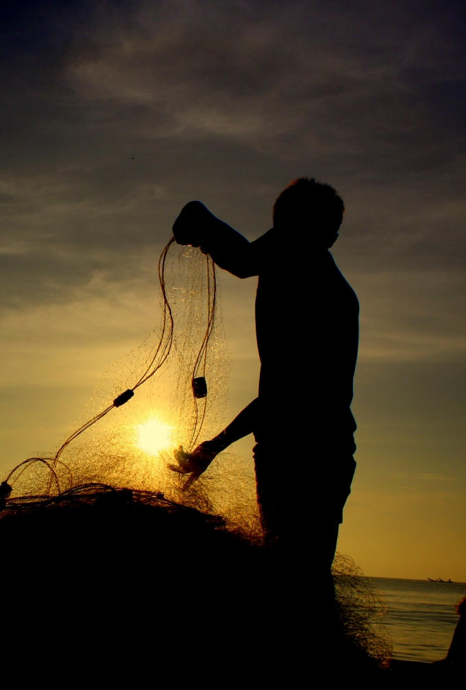 Bình minh trên biển Quảng Nham