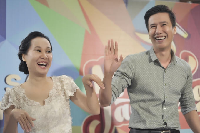 Biên đạo múa Lê Việt và nhạc sĩ Giáng Son "quậy" tưng bừng tại buổi cáting.