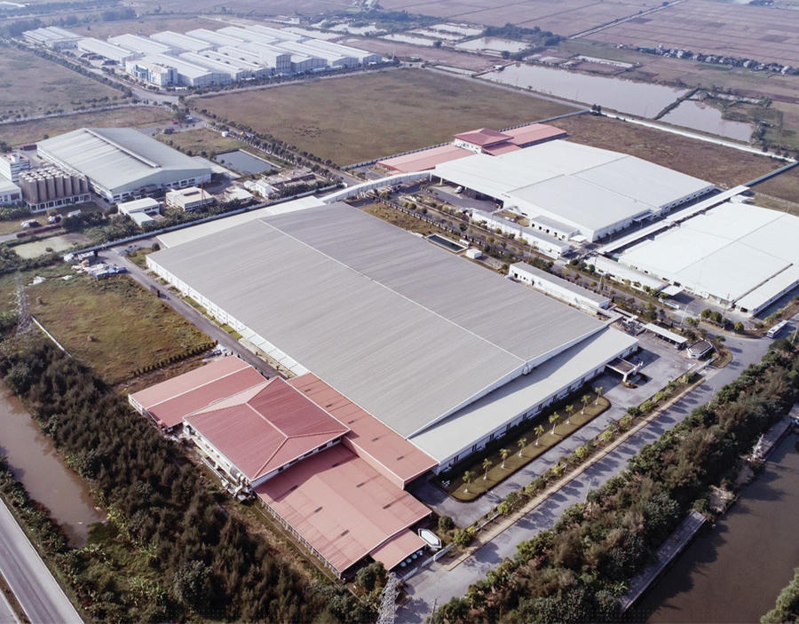 Khu công nghiệp Sông Trà (Thái Bình). Ảnh Internet