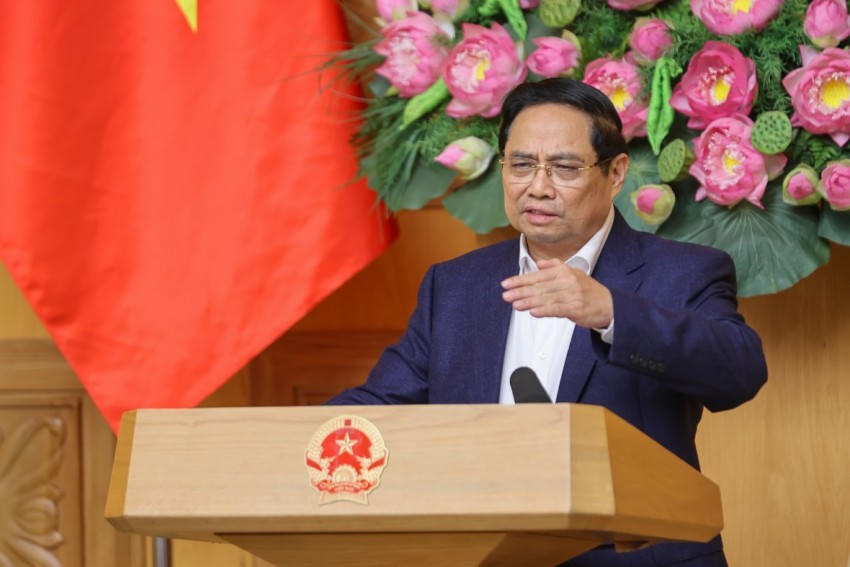 Thủ tướng Phạm Minh Chính yêu cầu "Chiến dịch Quang Trung" phải hoàn thành đúng tiến độ. Ảnh: Nhật Bắc