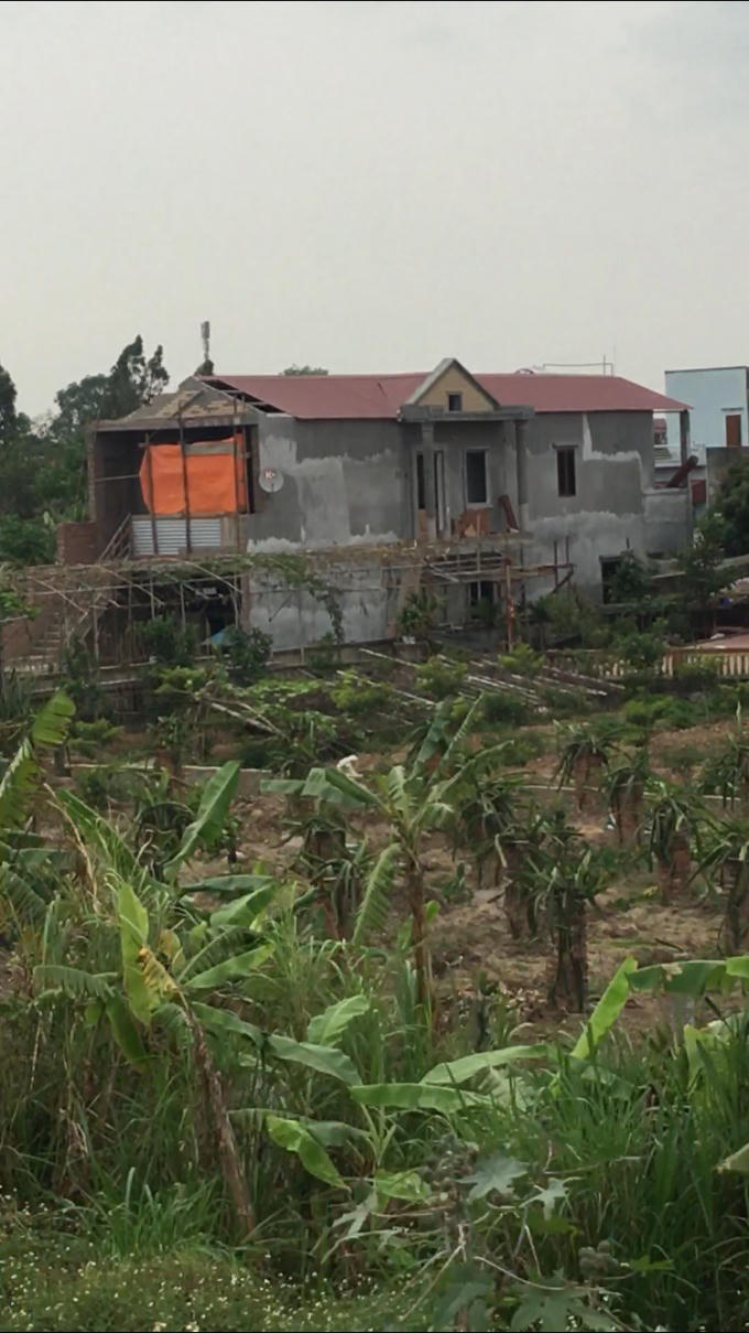 Ngôi nhà của ông Dự hiện nay đã tháo dỡ một phần rất nhỏ.