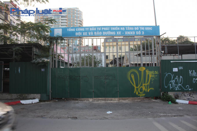 Khu đất có địa chỉ tại ngõ 282 Lạc Long Quân