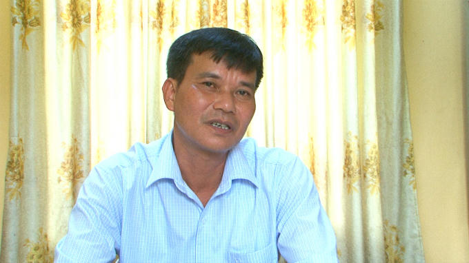 ông Nguyễn Thế Hiền - Cán bộ địa chính xã Giáp Lai