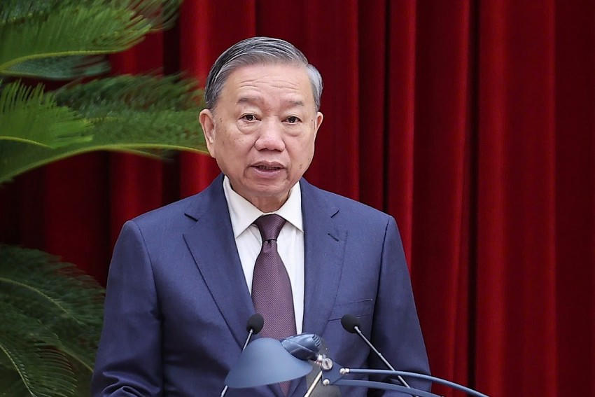 Tổng Bí thư Tô Lâm phát biểu khai mạc Hội nghị - Ảnh: VGP