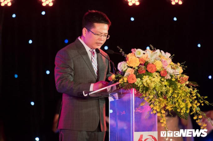 Tổng biên tập Báo điện tử VTC News Ngô Văn Hải phát biểu tại buổi lễ.