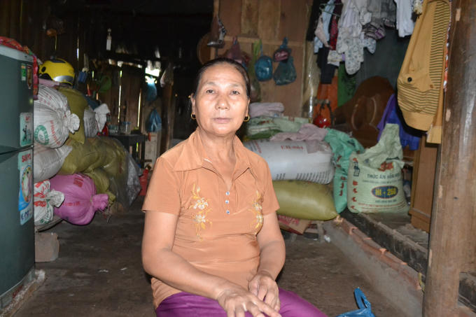 Bà Nguyễn Thị Lượng (SN 1958, vợ ông Tác "lâm").