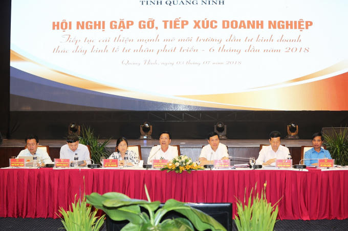 Nhiều vướng mắc được tháo gỡ trong Hội nghị gặp gỡ tiếp xúc doanh nghiệp 6 tháng đầu năm tại Quảng Ninh