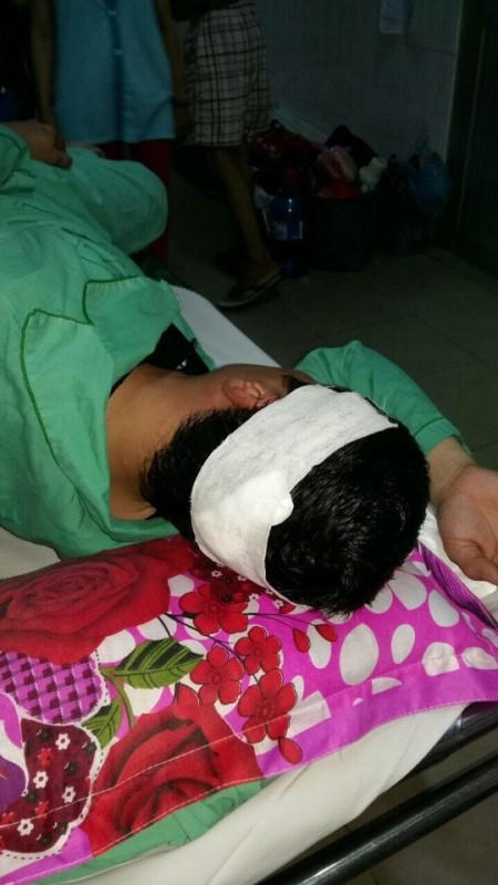 Anh T. trong thời gian điều trị tại Bệnh viện Nhân dân 115.