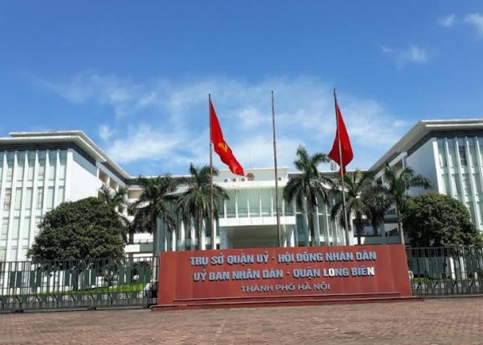 Trụ sở UBND Quận Long Bi&ecirc;n, H&agrave; Nội.&nbsp;
