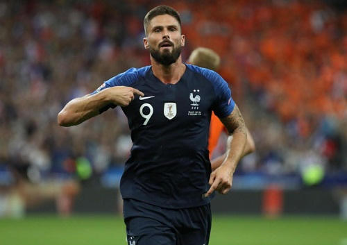 Giroud ghi bàn thắng quyết định trong trận đấu. (Ảnh: Reuters)