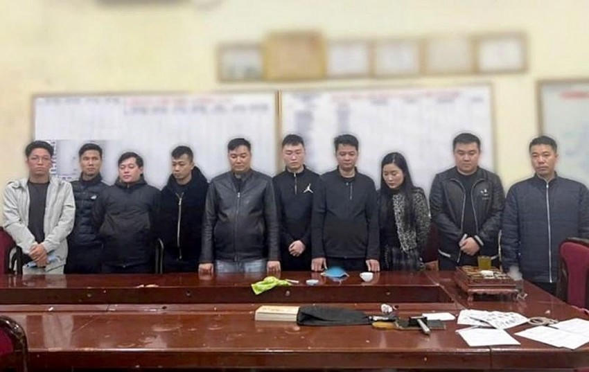 Các đối tượng trong vụ lừa đảo hơn 2.000 tỉ đồng.