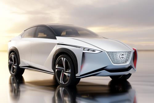 Mẫu xe điện crossover IMx tự lái hoàn toàn có khả năng di chuyển hơn 600km sau mỗi lần sạc. Ảnh: Nissan