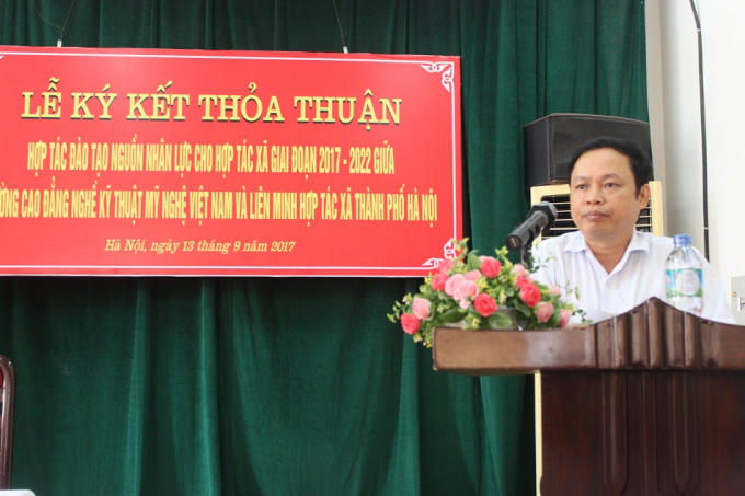 Ông Nguyễn Quang Mạnh - Chủ tịch Liên minh HTX TP Hà Nội.