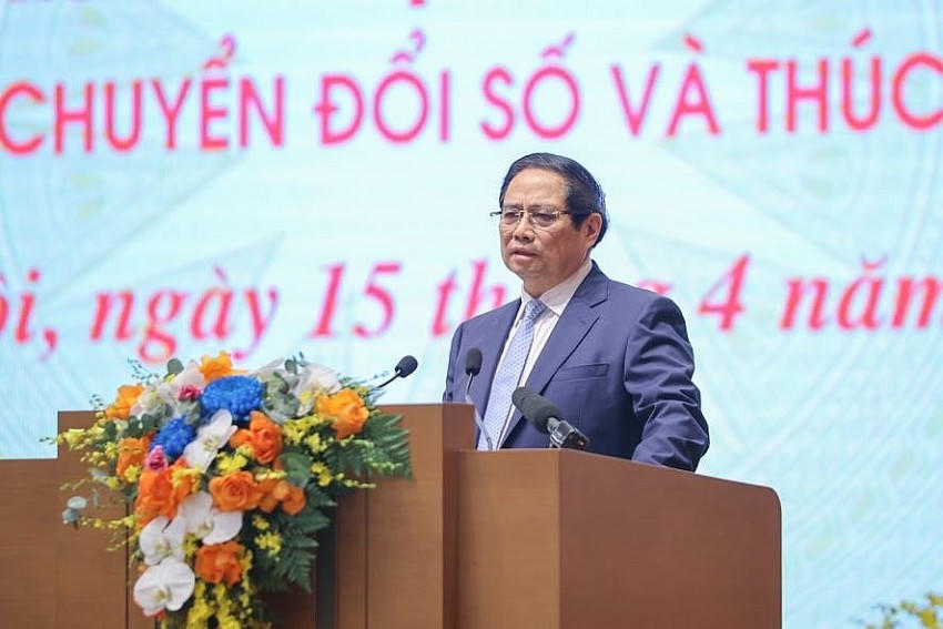 Thủ tướng phát biểu chỉ đạo. Ảnh: VGP
