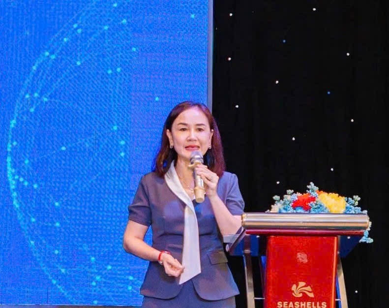 Bà Nguyễn Thị Kim Loan, Phó Chủ tịch UBND Đặc khu Phú Quốc phát biểu tại Hội thảo