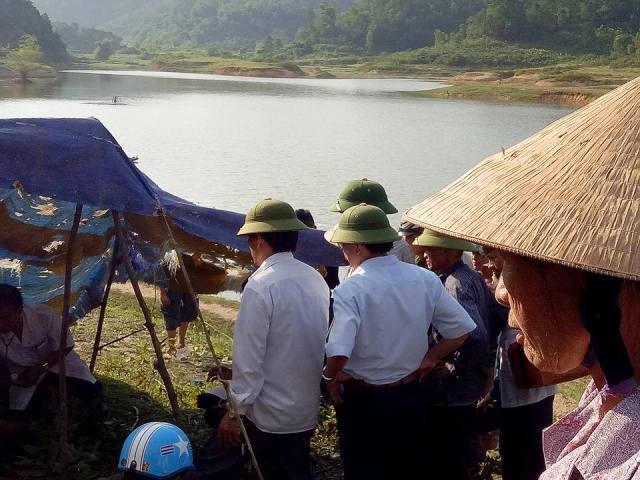 Khu vực Đập Nội Tranh, nơi xảy ra vụ việc đau lòng khiến 3 nữ sinh thiệt mạng.