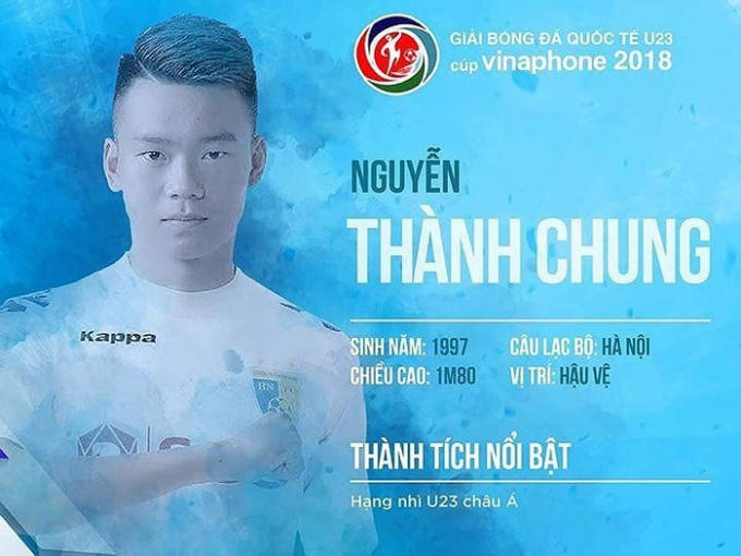 Trung vệ: Thành Chung