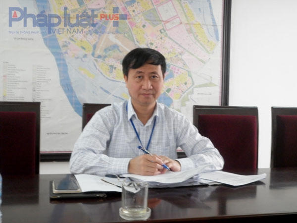 Ông Trịnh Quốc Huy, trưởng phòng Tài nguyên và Môi Trường UBND quận Long Biên (Hà Nội).