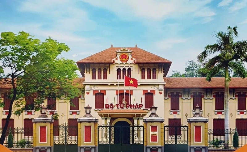 Trụ sở Bộ Tư pháp.