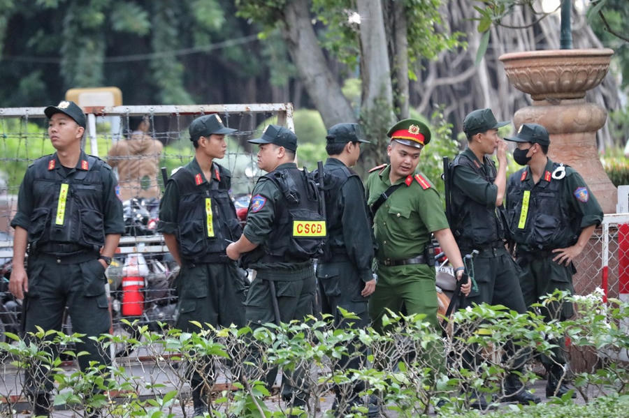 Công tác an ninh được thắt chặt