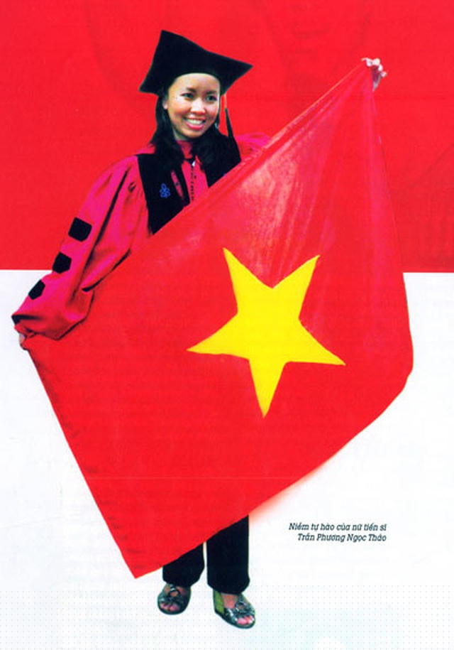 Trần Phương Ngọc Thảo từng được biết đến là sinh viên đầu tiên của Việt Nam được kết nạp Đảng tại Mỹ (ảnh: PN)