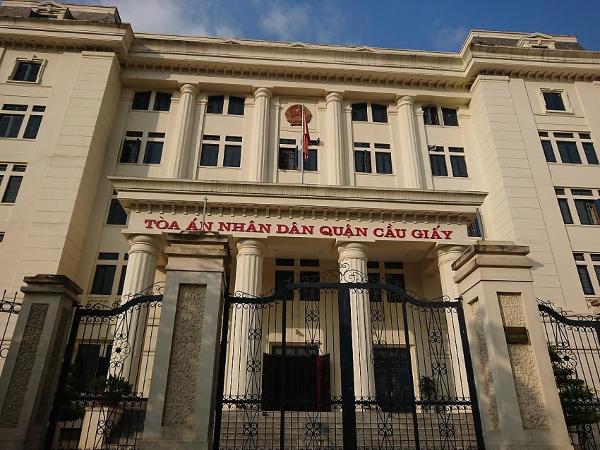 Trụ sở TAND quận Cầu Giấy, TP Hà Nội.