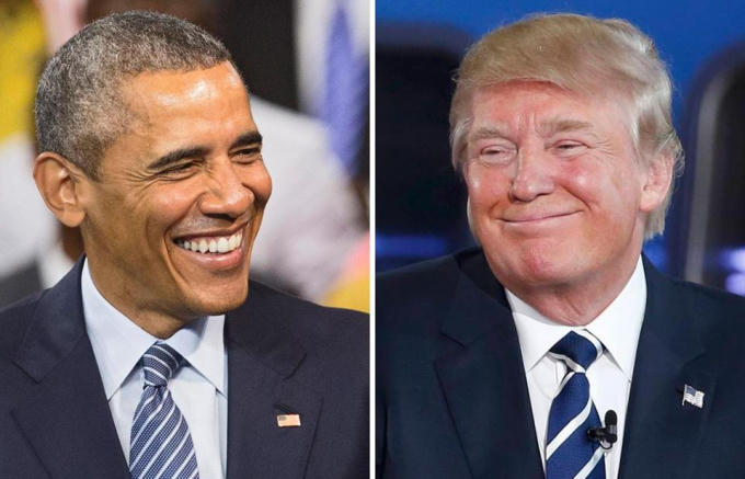 Cựu Tổng thống Obama và Tổng thống Donald Trump. (Ảnh: CNN)