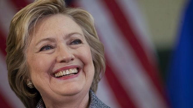 Bà Hillary Clinton chính thức trở thành đại diện đảng Dân chủ tranh cử tổng thống Mỹ. (Ảnh: Getty)