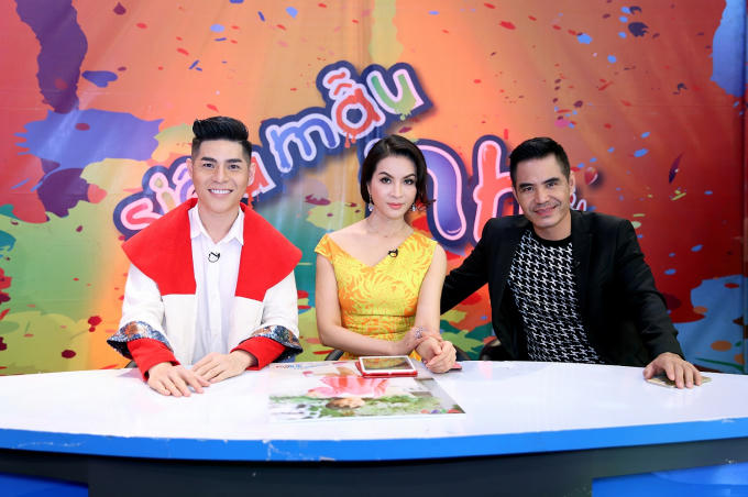 Hồ Trung Dũng và MC Thanh Mai làm giáo khảo Siêu mẫu nhí.