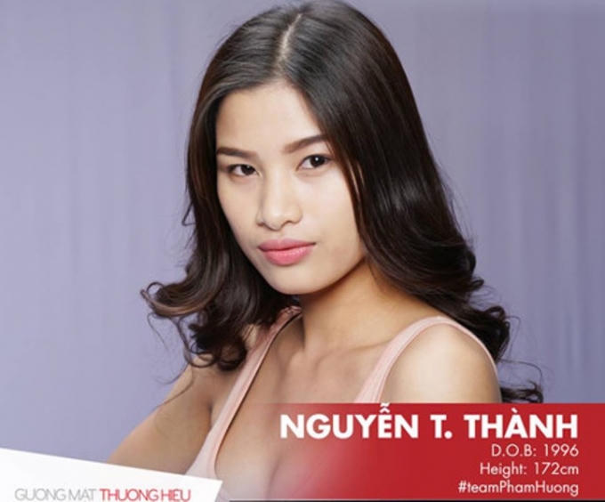 Nguyễn Thị Thành từng tham gia chương trình "Gương mặt thương hiệu" và là thí sinh của đội Phạm Hương.