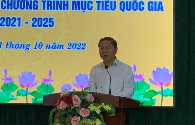 Thứ trưởng Bộ Lao động - Thương binh và Xã hội Lê Tấn Dũng phát biểu chỉ đạo tại Hội nghị.