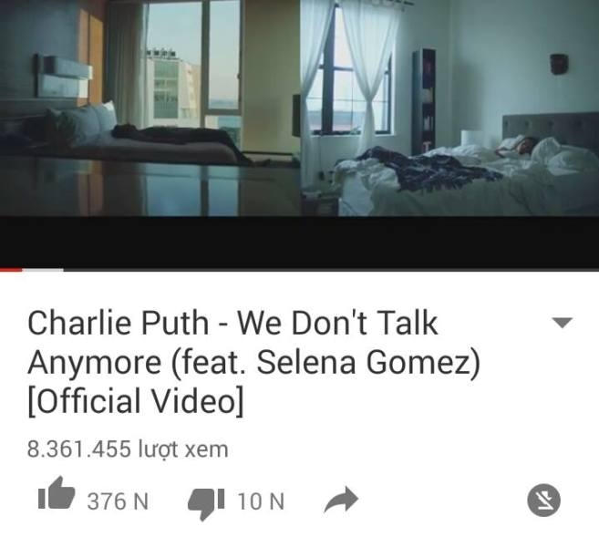 MV được cho là bản gốc mà Sơn Tùng đã đạo cũng chỉ hơn MV của Sơn Tùng hơn 2 trăm nghìn lượt xem. Ảnh: Bảo Yến.