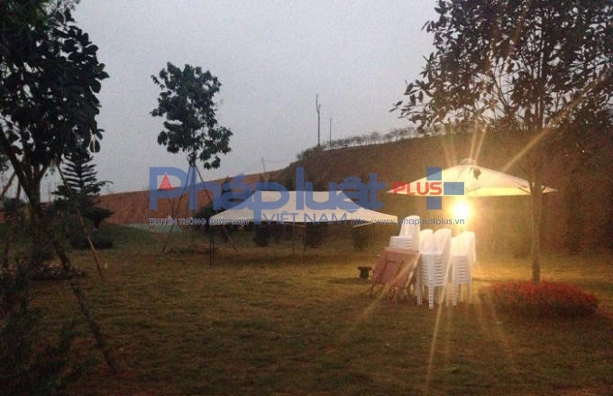 Phần Kim Tĩnh nơi nhạc sĩ Thanh Tùng an nghỉ tại nghĩa trang Thiên Đức (Phù Ninh, Phú Thọ)