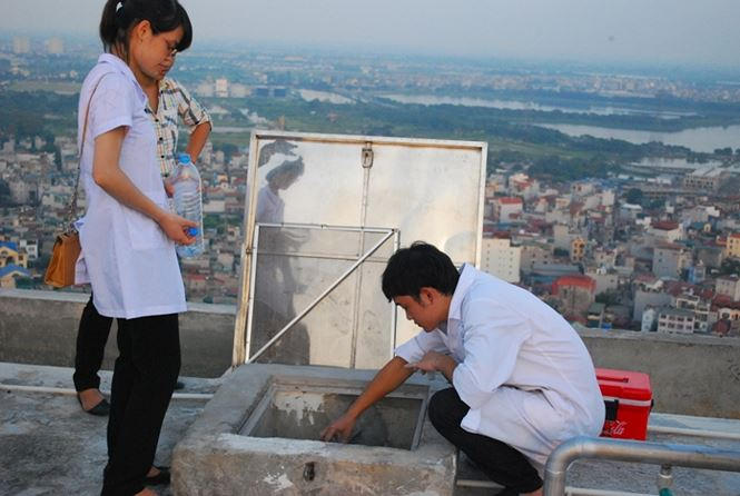 Sở Y Tế Hà Nội sẽ kiểm tra toàn bộ nước sinh hoạt khu chung cư