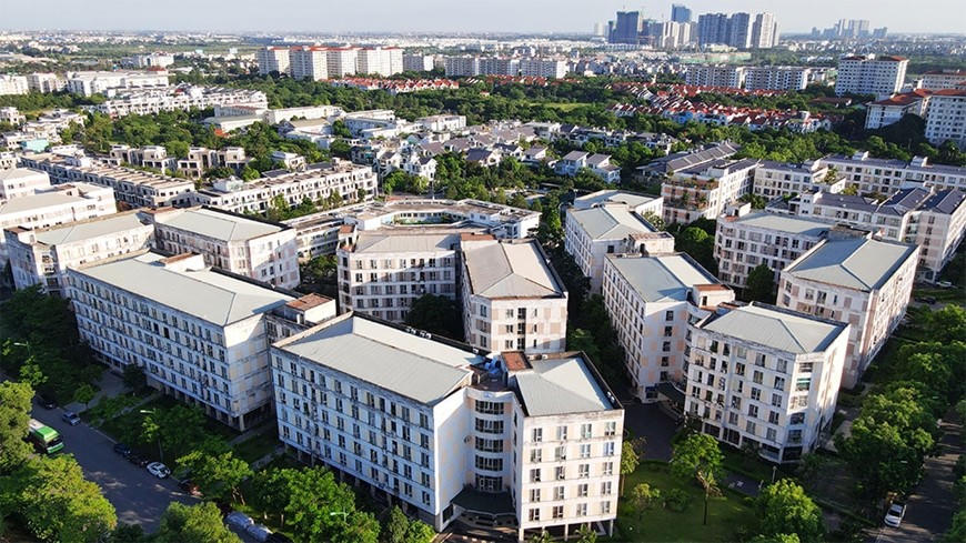 Khu nhà ở xã hội Đặng Xá. (Ảnh: QĐND)