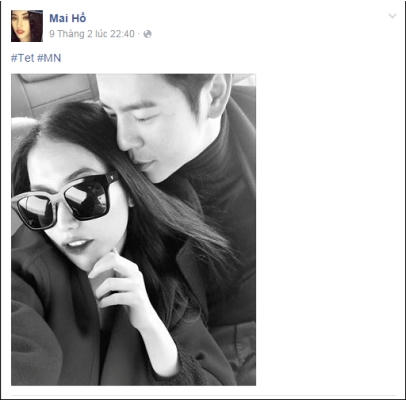 Cả 2 không ngần ngịa trao nhau những cử chỉ thân mật và tình cảm trong xe. Ảnh: facebook.