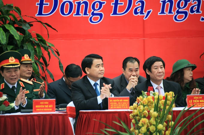 Đồng chí Nguyễn Đức Chung-Ủy viên Trung ương Đảng, Chủ tịch UBND TP Hà Nội.