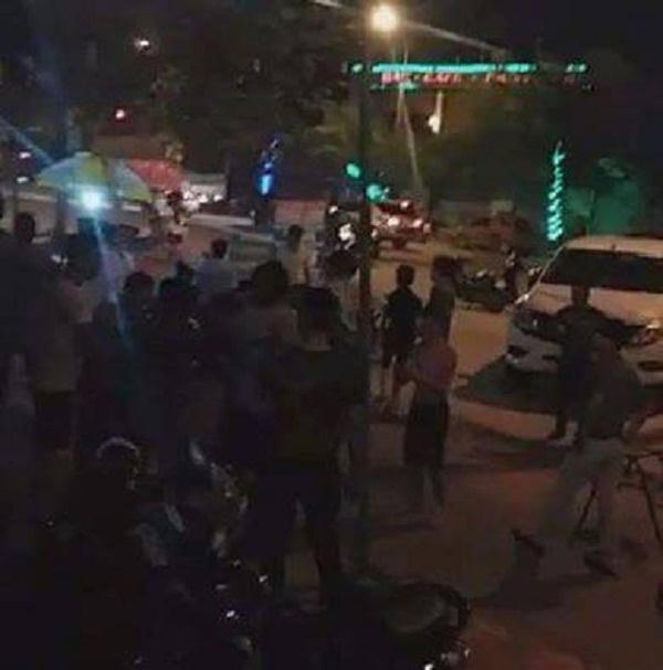 Hiện trường xảy ra vụ việc lúc 23h đêm ngày 30/8.