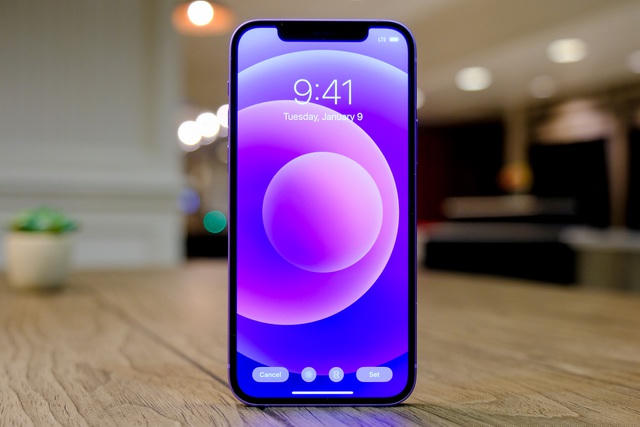 Mặt trước của máy là màn hình OLED kích thước 6,1 inch, độ phân giải 1.170 x 2.532 pixel, được trang bị đầy đủ công nghệ hiển thị như Super Retina XDR, hỗ trợ HDR10 và True Tone.