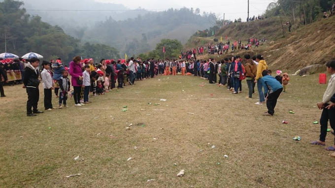 Sau phần Lê là đến phần hội, nhiều trò chơi đã được diễn ra tại đây. Ảnh: Hoàng Diệp.