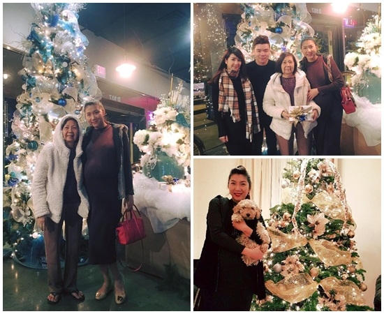 Năm nay, Ngọc Qu&ecirc;n hạnh ph&uacute;c khi c&oacute; mẹ trong ng&agrave;y lễ Gi&aacute;ng sinh v&agrave; baby sắp ch&agrave;o đời.