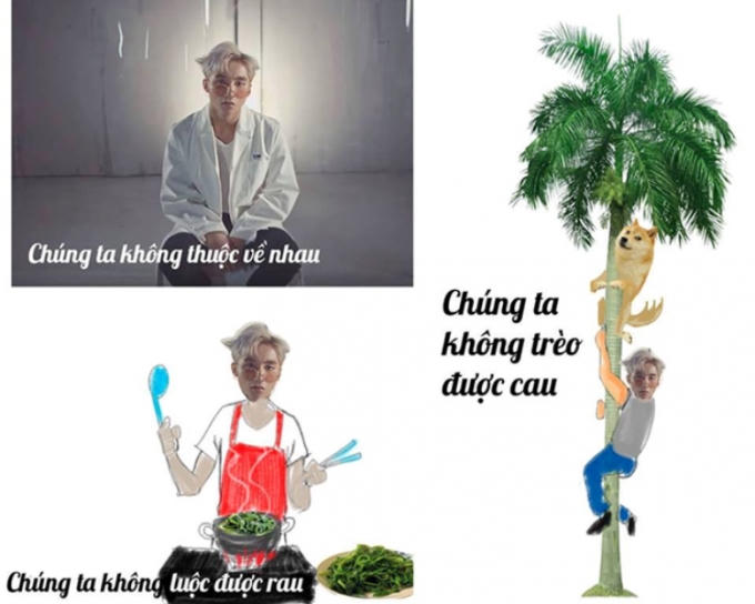 Những bức ảnh chế h&agrave;i hước nhất từ trước đến nay của Sơn T&ugrave;ng M-TP