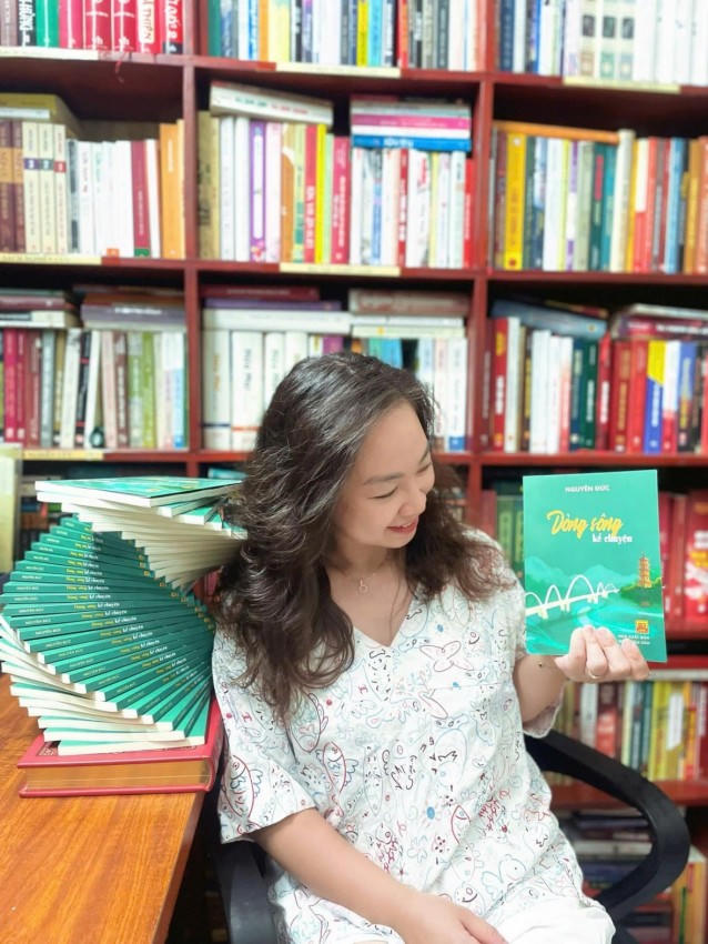 Bút ký Dòng sông kể chuyện bên cạnh người vợ Hà My của Thiếu tá Nguyễn Đức Hà.