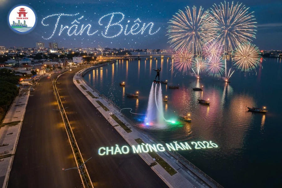 Chương trình văn hóa nghệ thuật đón chào Tết Dương lịch năm 2026 phường Trấn Biên.