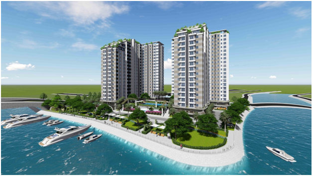 Hình ảnh phối cảnh dự án.