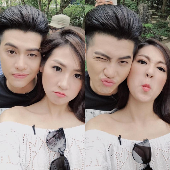 Tú Anh và Noo thân thiết ở Huế.